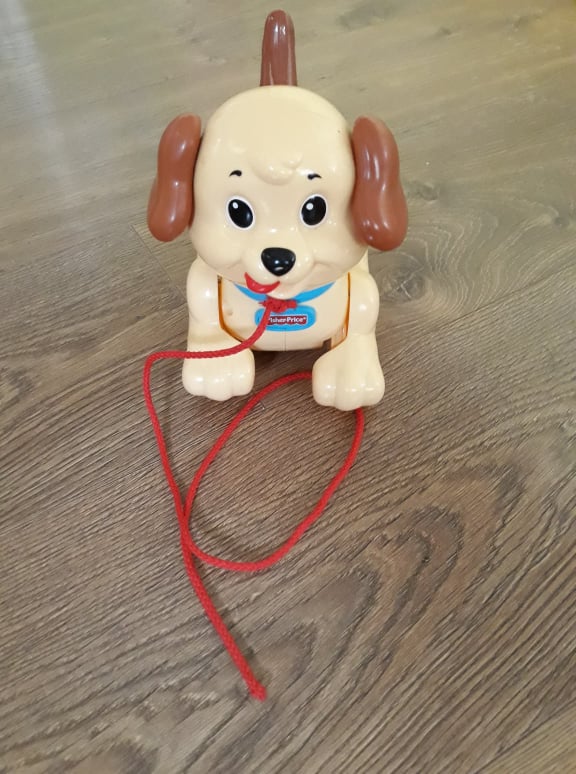 snoopy pull along dog