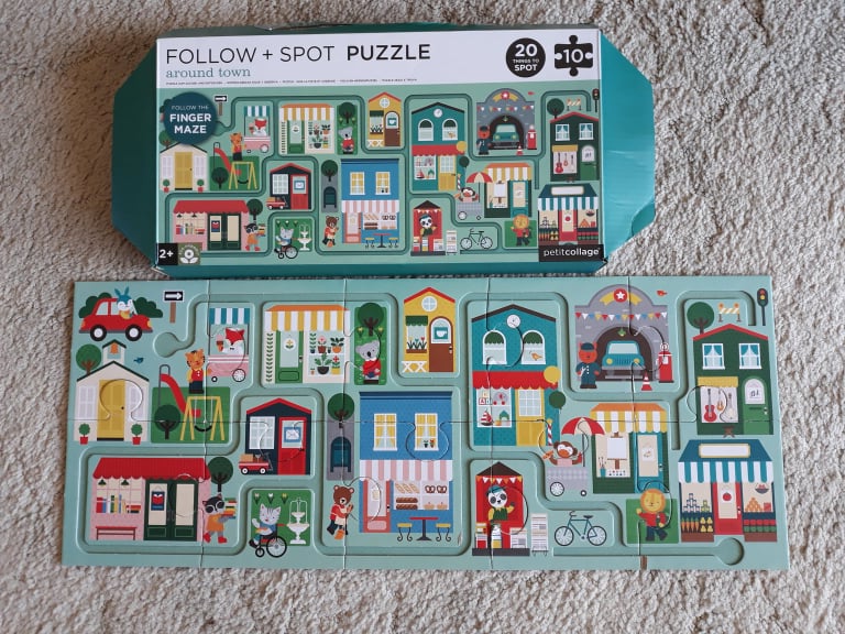 Around Town Follow & Spot Puzzle