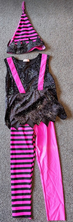 Pink and Black Dance Outfit