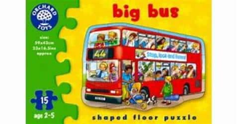 Big Bus Shaped Floor Puzzle photo